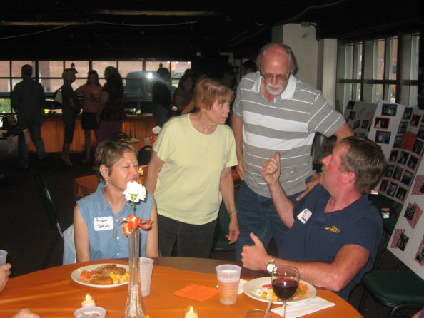 Robin Smith Pelton, Carol Woods, Kevin Woods, and Gil Stadler